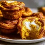 Pumpkin Cheesecake Muffins Freshly Baked