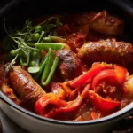 Sausage and Red Pepper Hotpot Ready to Serve