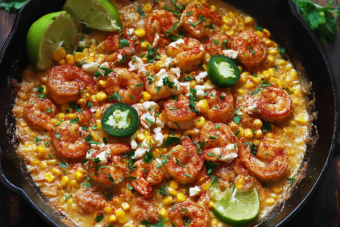 Shrimp and Creamed Corn (30 Minutes, One-Pan)