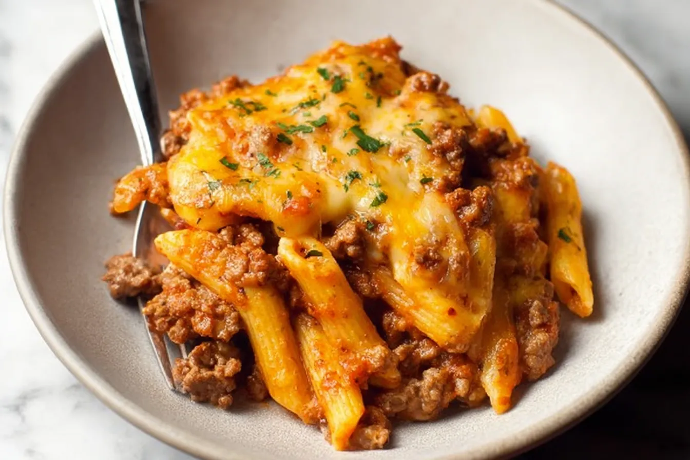 Simple Ground Beef Casserole