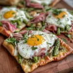 Colorful Spring Breakfast Flatbreads Ready to Enjoy
