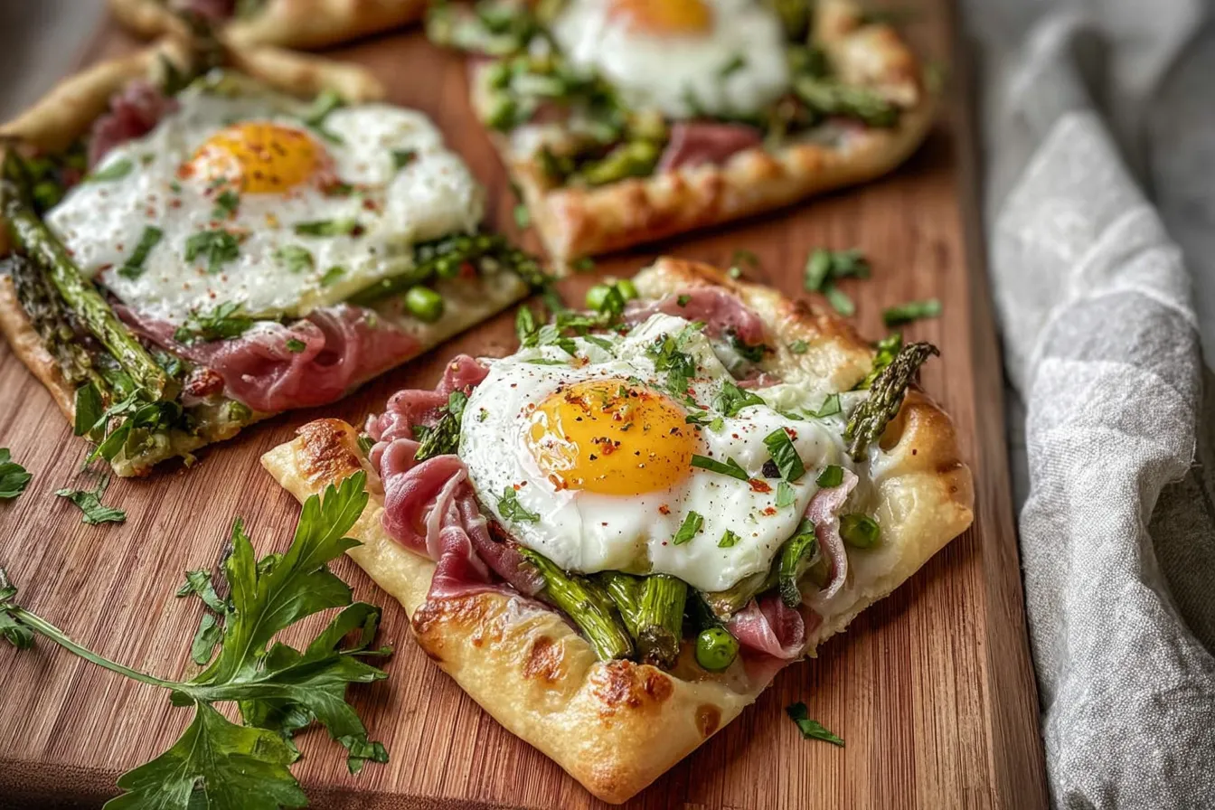 Spring Breakfast Flatbreads 
