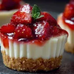 Delicious Strawberry Cheesecake Cups (No-Bake)