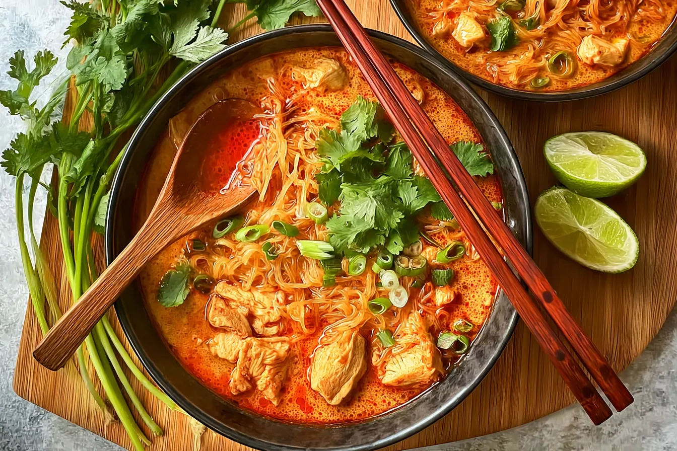 Thai Red Curry Noodle Soup