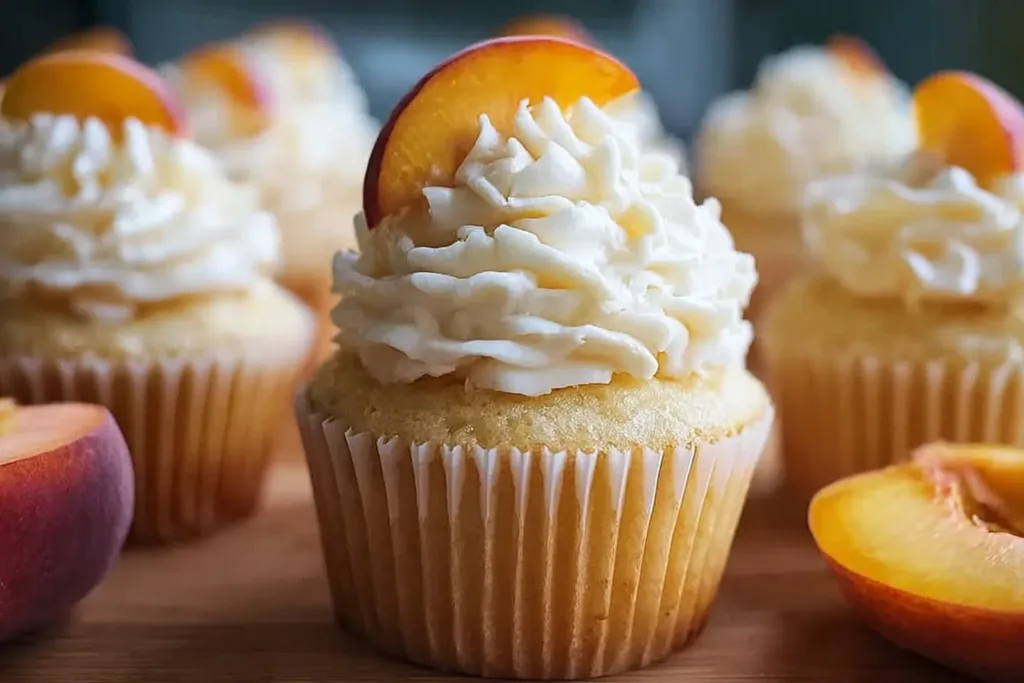 Honey Peach Cream Cheese Cupcakes – A Delicious Treat