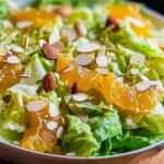 Invigorating Mandarin Almond Lettuce Salad