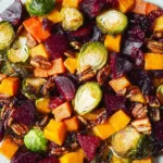 Colorful Winter Vegetable Salad with Butternut Squash