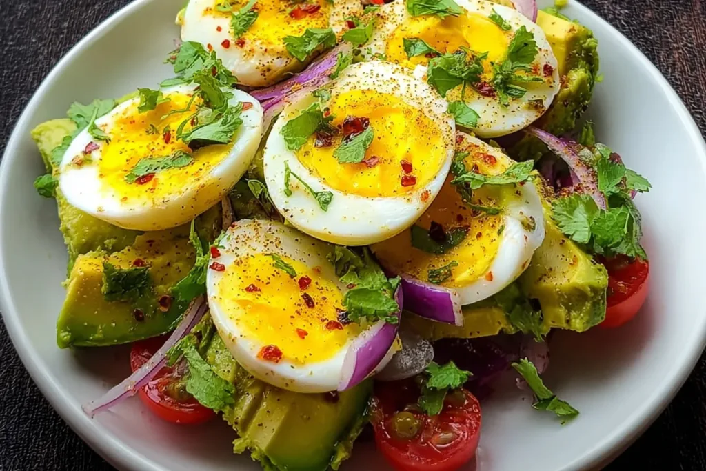 Workout Egg Avocado Salad Ready to Fuel Your Workout