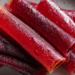 Colorful 3-Ingredient Homemade Fruit Roll-Ups on a Plate