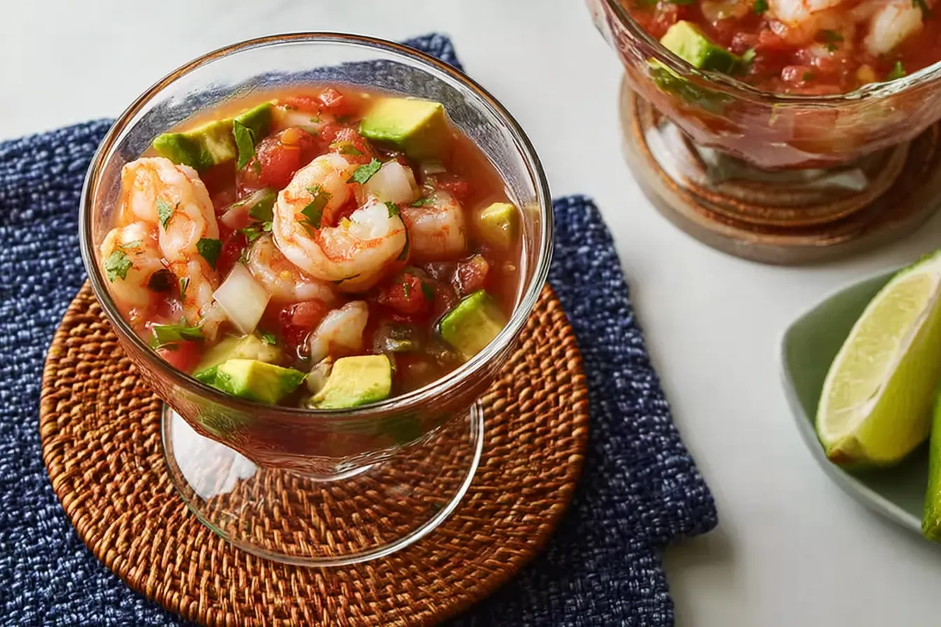 Authentic Mexican Shrimp Cocktail (Coctel de Camarones estilo Mexicano)