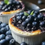 Baked Blueberry Cottage Cheese Bowls Ready to Serve