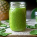 Refreshing Green Smoothie in a Glass