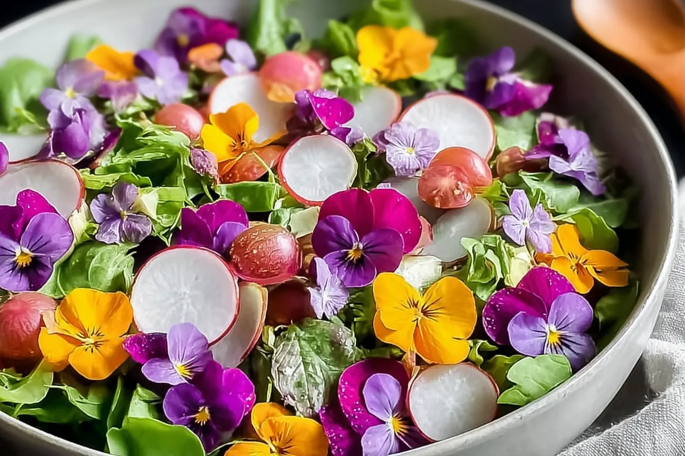 Bright and Beautiful Pansy Salad: The Best Garden Fresh Delight