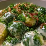 Brussels Sprouts Cream Cheese Sauce - A Creamy Delight