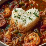 Delicious Cajun Jambalaya Soup Bowl