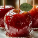 Colorful Candy Apples Ready to Enjoy