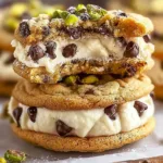 Delicious Cannoli Cream Sandwich Cookies on a Plate