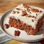 Delicious Carrot Cake Slices ready for Serving