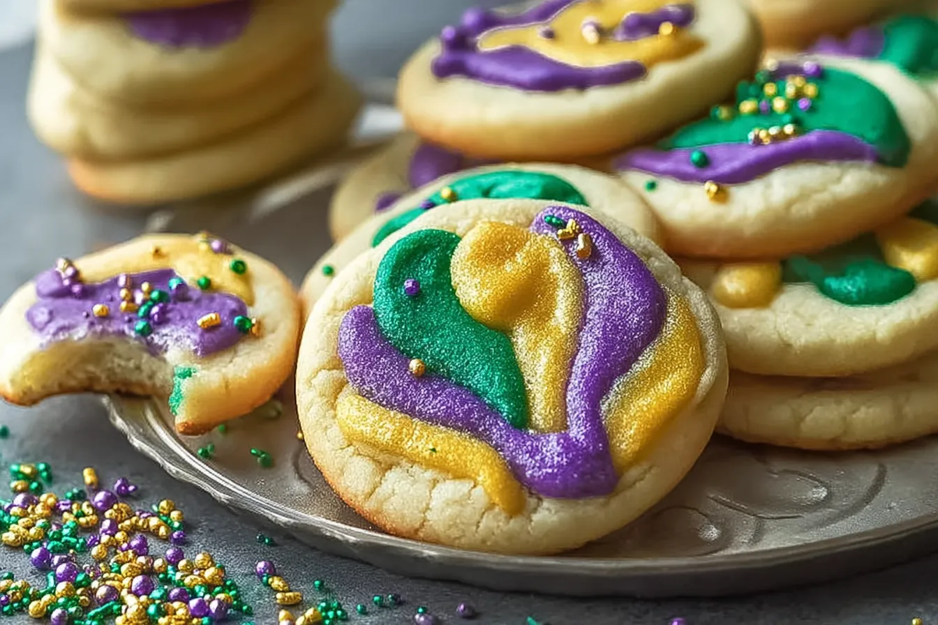 Celebrate Mardi Gras with Easy Mardi Gras Cookies Bliss