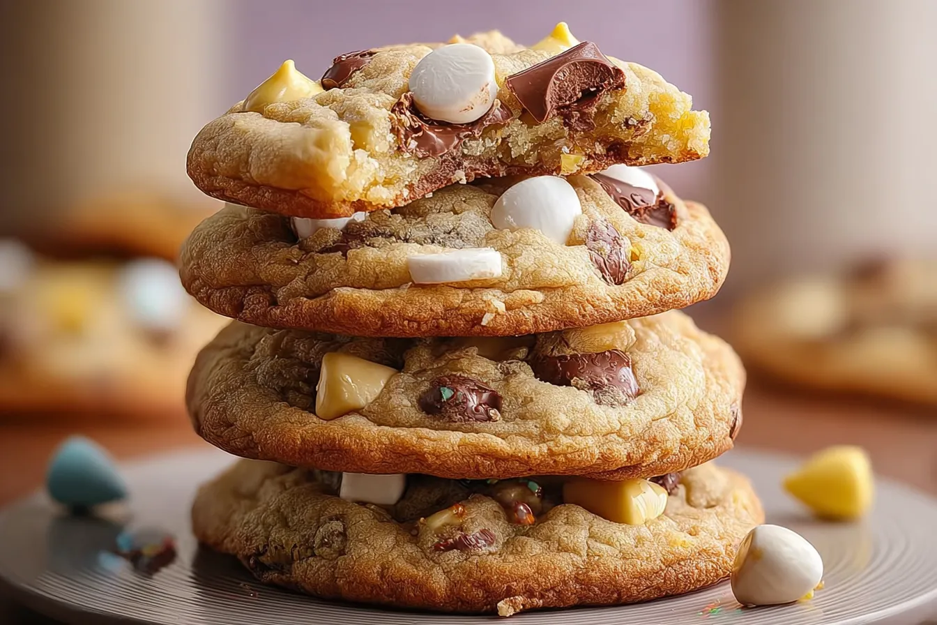 Chewy Cadbury Egg Cookies (Soft & Buttery)