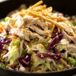 Colorful Chinese Chicken Salad Bowl