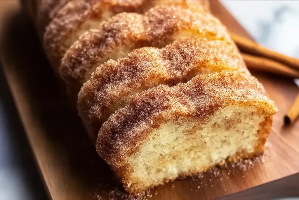Irresistible Cinnamon Sugar Donut Bread Freshly Baked