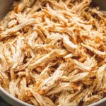 Crockpot Shredded Chicken in a Bowl