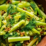 Crunchy Celery Salad in a Bowl