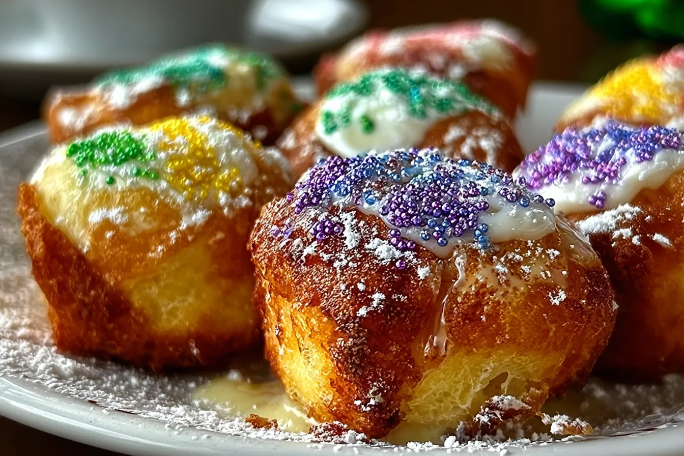 Delicious King Cake Bites to Brighten Your Carnival Festivities 4 Delicious King Cake Bites to Brighten Your Carnival Festivities