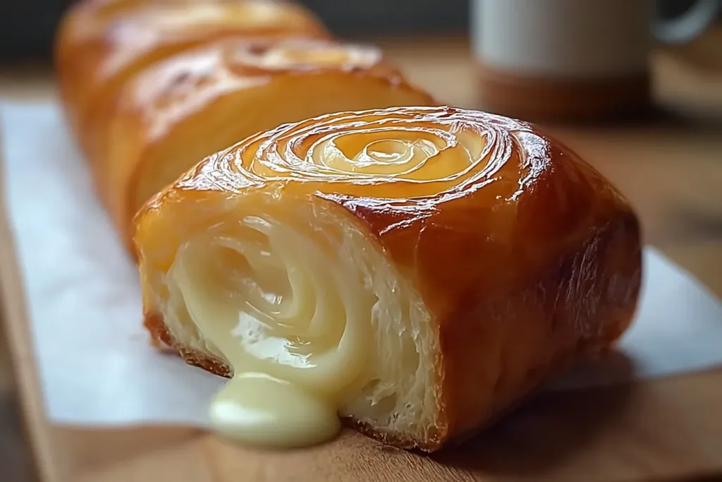 Easy Custard-Filled Sweet Bread: A Cozy Morning Delight