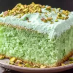 EASY GREEN PISTACHIO CAKE Freshly Baked and Ready to Serve