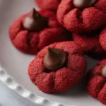 Delicious Easy Hershey’s Red Velvet Blossoms Cookies