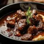Easy Slow Cooker Beef Manhattan Dish