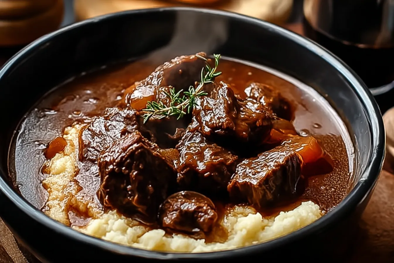 Easy Slow Cooker Beef Manhattan Recipe - Perfect Comfort Food