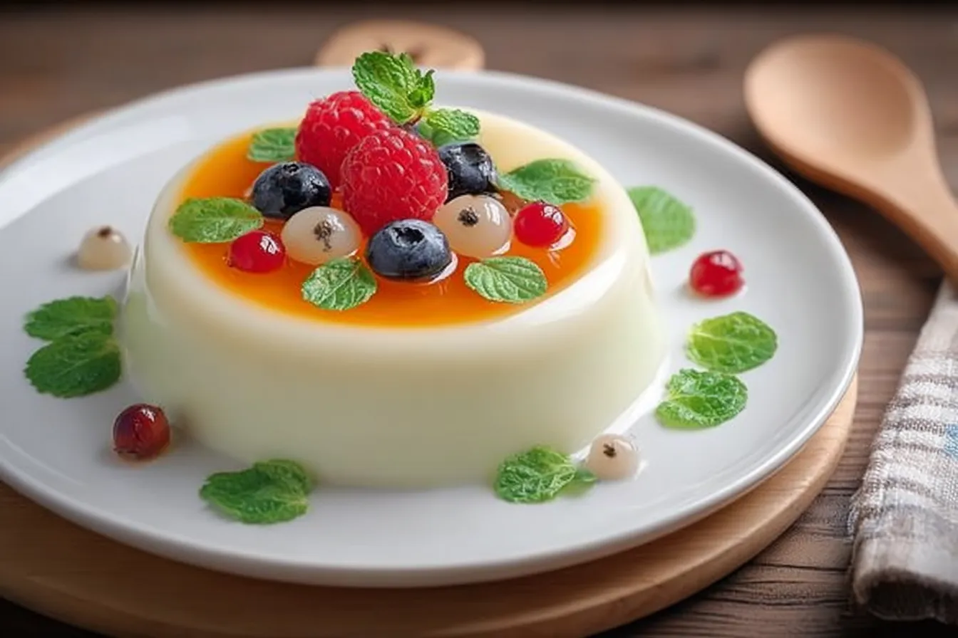 Fluffy Milk and Egg Gelatin Dessert: Delightfully Light Treat 4 Fluffy Milk and Egg Gelatin Dessert