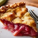 Fresh Rhubarb Pie Fresh Out of the Oven