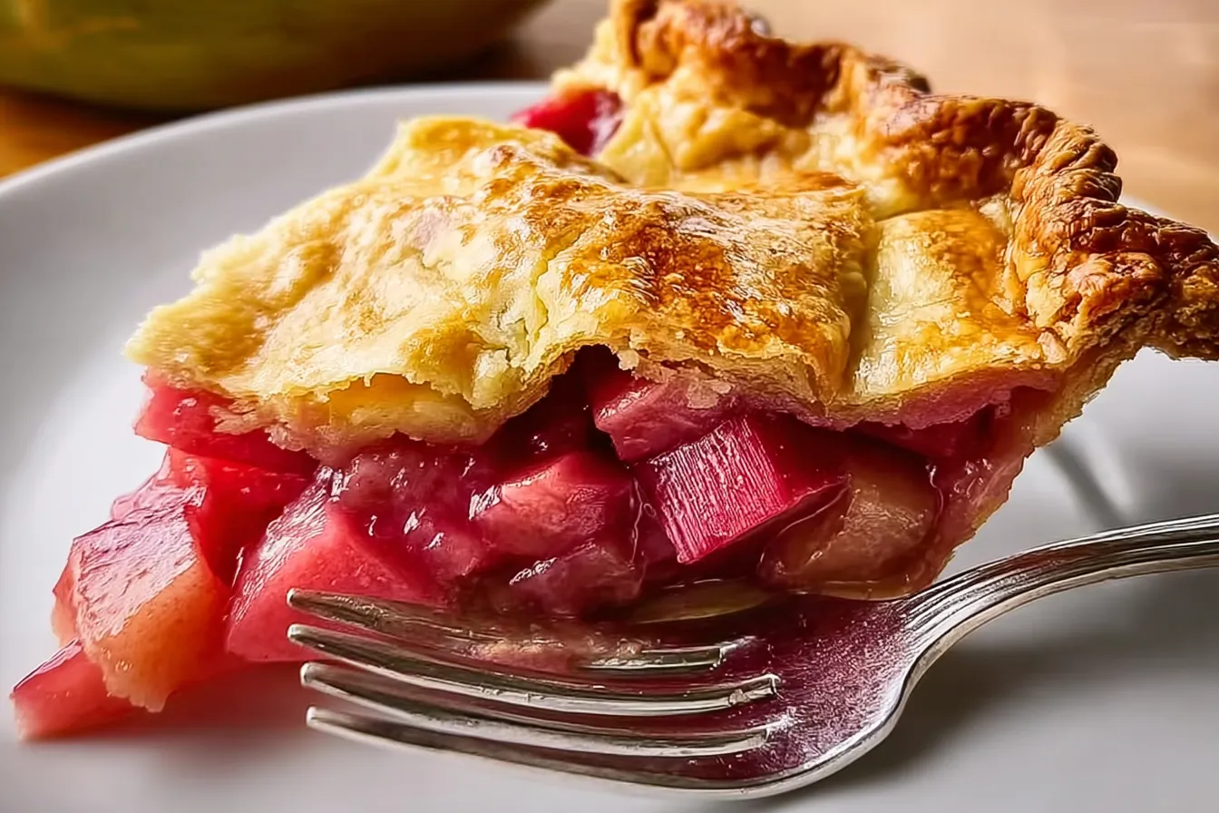 Fresh Rhubarb Pie: A Deliciously Tangy Treat to Savor 4 Fresh Rhubarb Pie