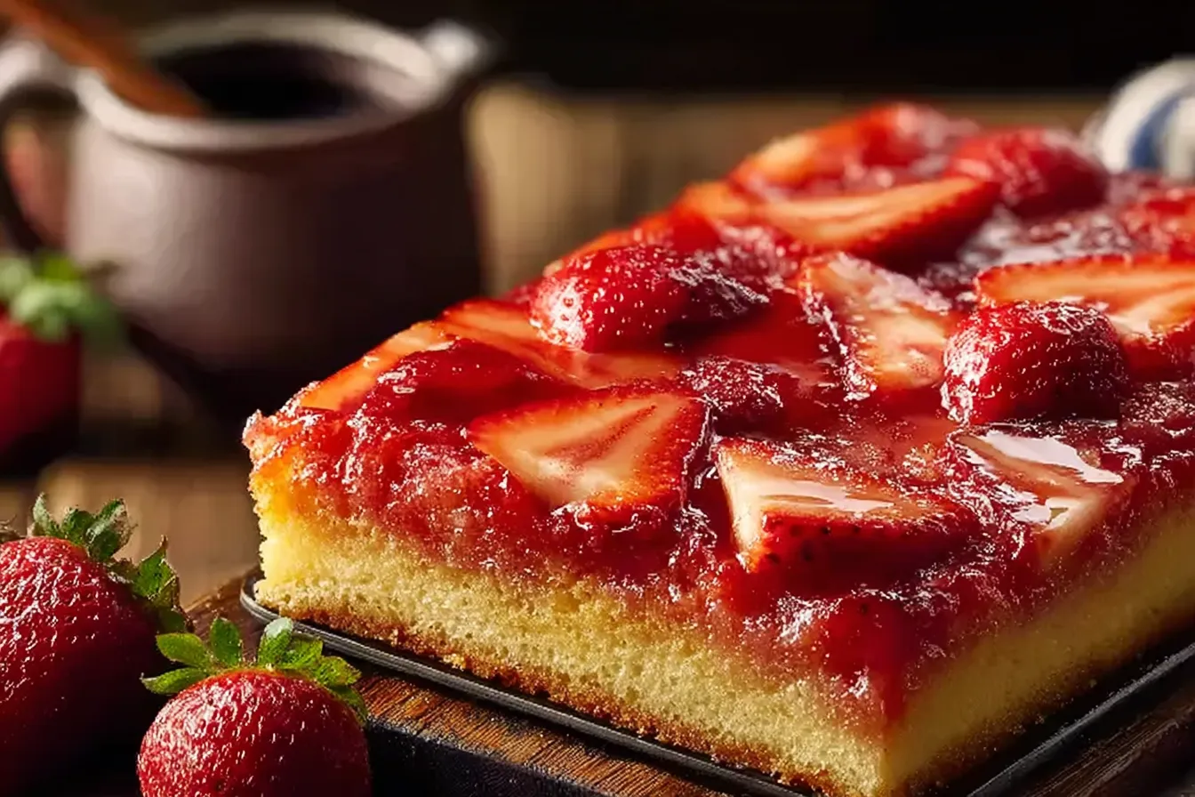 Fresh Strawberry Sheet Cake: Sweet, Juicy, and Full of Love