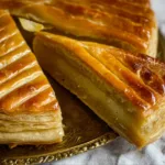 Galette des Rois (French King Cake) Slices on a Plate