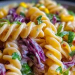 Vibrant Mardi Gras Pasta Salad