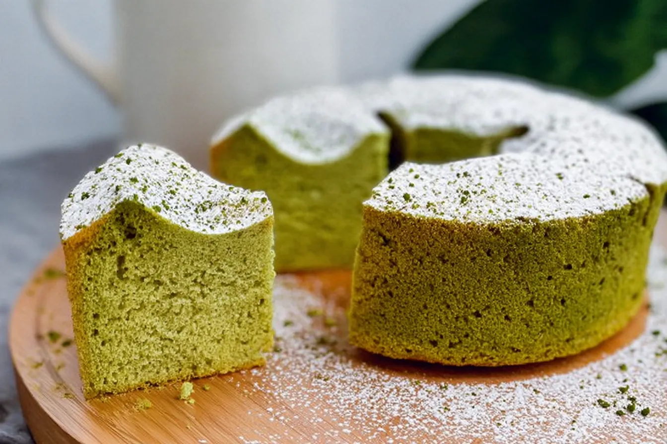 Matcha Chiffon Cake Recipe