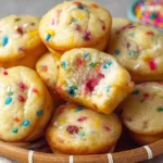 Mini Funfetti Yogurt Muffins Freshly Baked