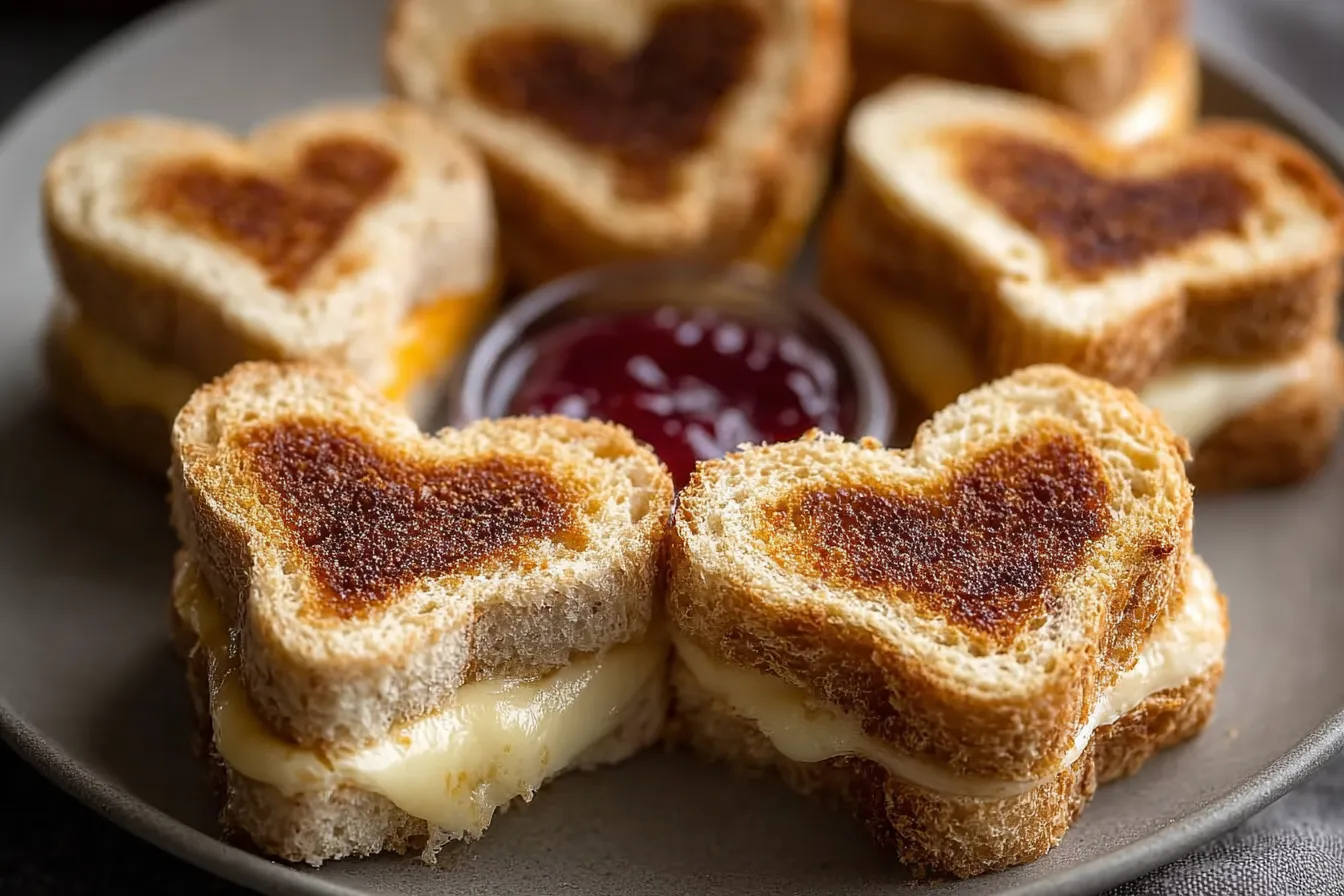 Mini Grilled Cheese Hearts (Cute, Crispy & Perfect for Valentine’s Day)