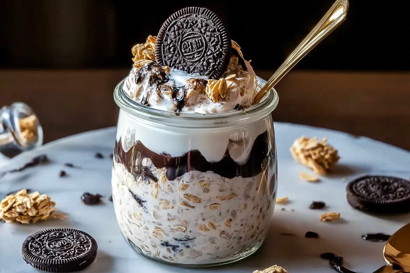 Oreo Overnight Oats: Your Irresistible Healthy Breakfast Treat