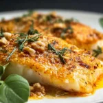 Parmesan & Paprika Haddock Baked in Garlic Butter Bliss