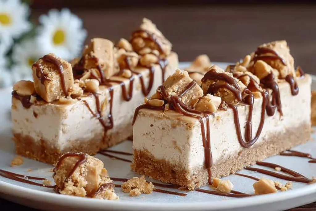 Delicious Peanut Butter Frozen Yogurt Bars