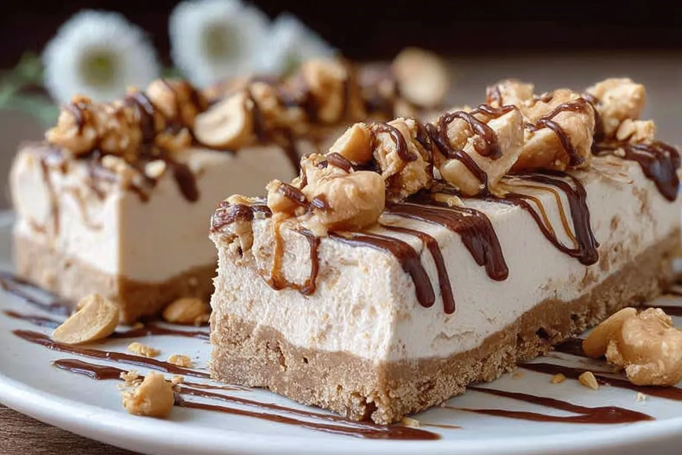 Peanut Butter Frozen Yogurt Bars Recipe | Healthy No-Bake Snack 5 Peanut Butter Frozen Yogurt Bars Recipe | Healthy No-Bake Snack