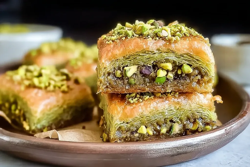 Pistachio Kataifi Cookies Fresh Out of the Oven