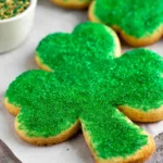 Shamrock Sugar Cookies Freshly Baked