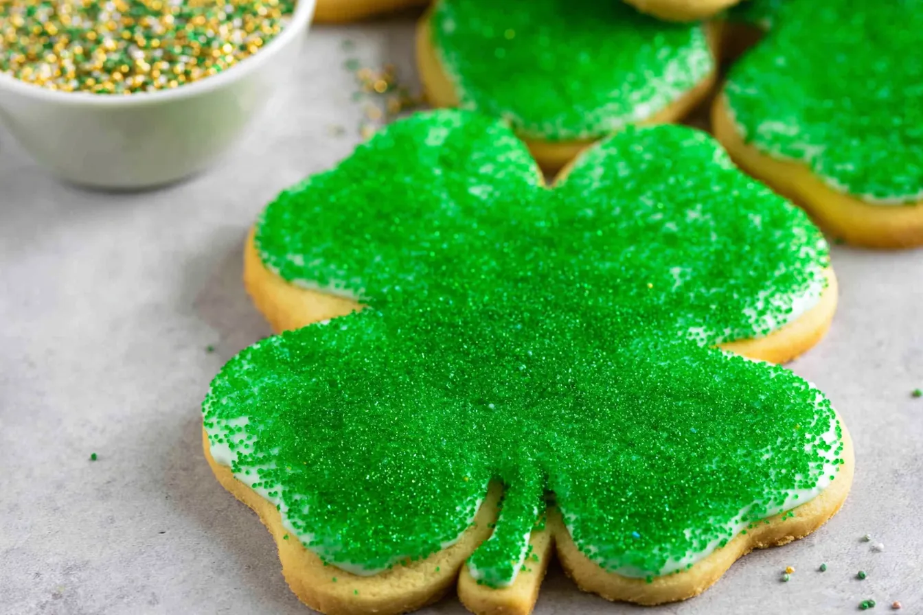 Shamrock Sugar Cookies